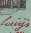 Pneumatique adress&eacute; &agrave; Pierre Lou&yuml;s  12 janvier 1910