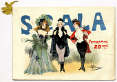 Programme de La Scala  Novembre 1898