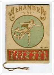 Programme de l'Alhambra Music-Hall Th&eacute;&acirc;tre - 1923