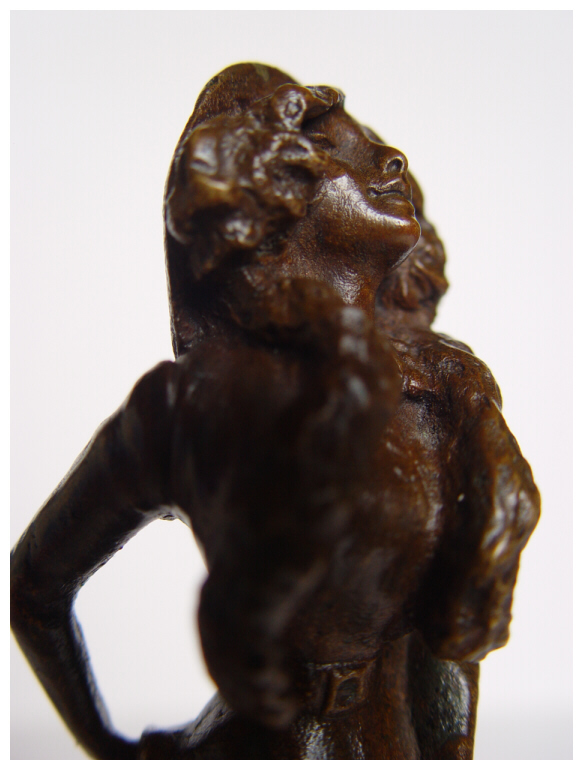 Polaire  Bronze de J.-L. Bozzi  Vers 1900 (d&eacute;tail)