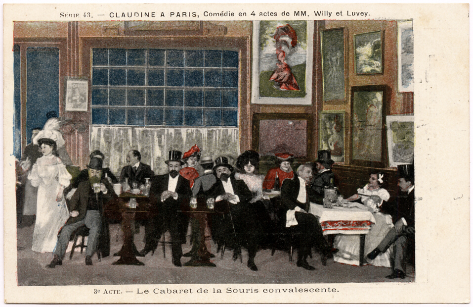Polaire dans Claudine &agrave; Paris (3&egrave;me acte)  1902