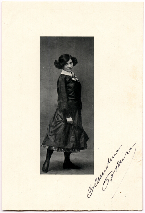 Carte d&eacute;dicac&eacute;e  1902