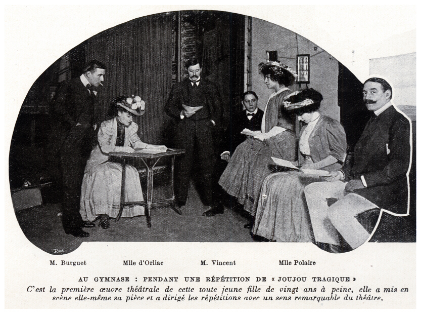 Polaire dans Joujou Tragique de Jehanne d'Orliac  1907