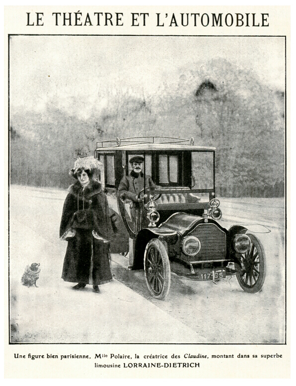 Limousine Lorraine-Dietrich  D&eacute;cembre 1906