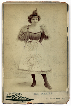 Polaire  Clich&eacute; Napol&eacute;on Sarony  Octobre 1895