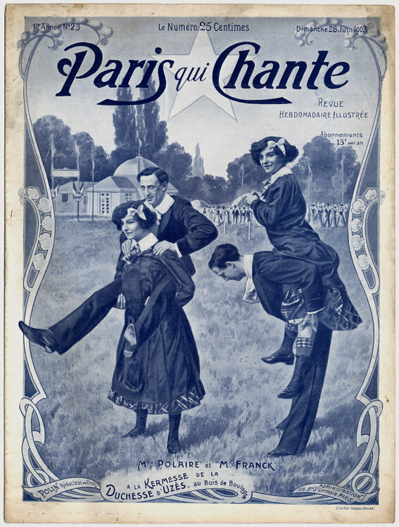Paris qui Chante  Juin 1903