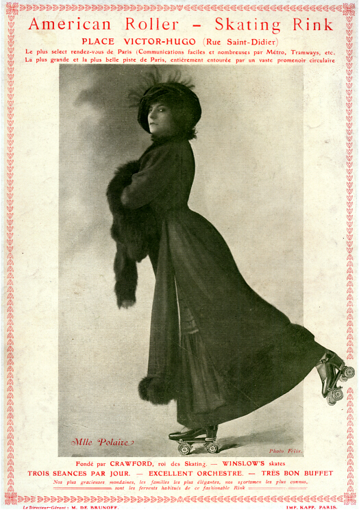 American Roller-Skating Rink  Janvier 1910