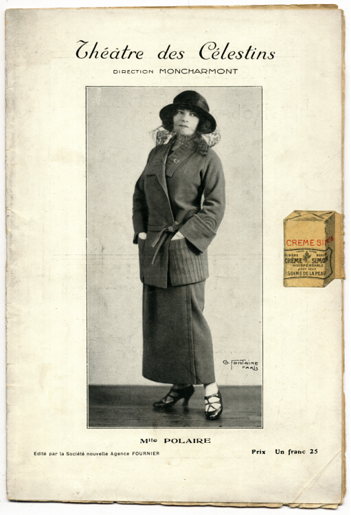 Programme du Th&eacute;&acirc;tre des C&eacute;lestins  1923